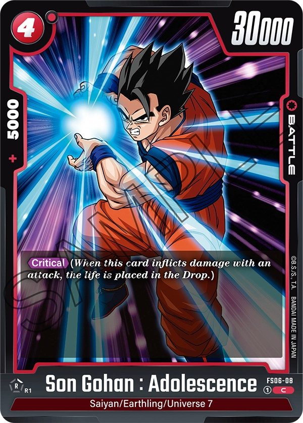 Son Gohan : Adolescence (FS06-08) [Fusion World]