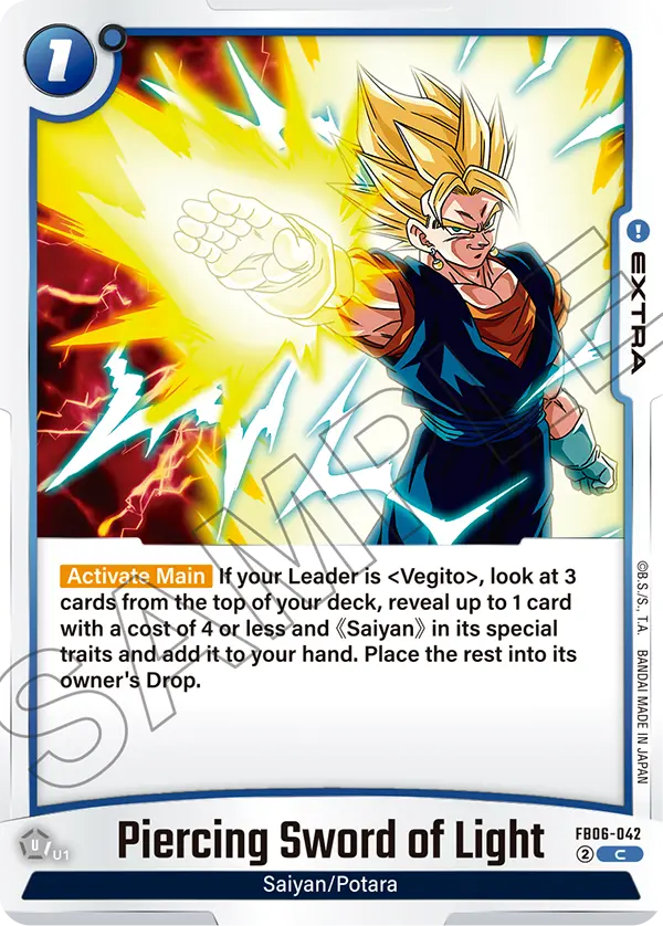 Piercing Sword of Light (FB06-042) [Fusion World]