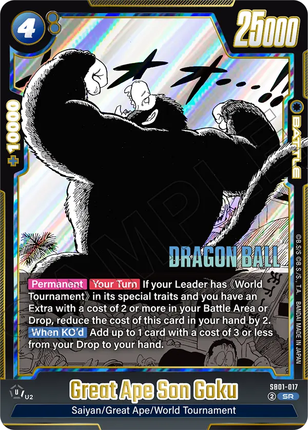 Great Ape Son Goku (SB01-017) [Fusion World]