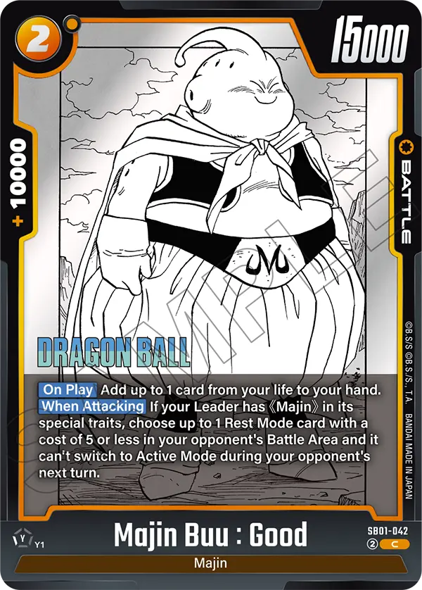 Majin Buu : Good (SB01-042) [Fusion World]