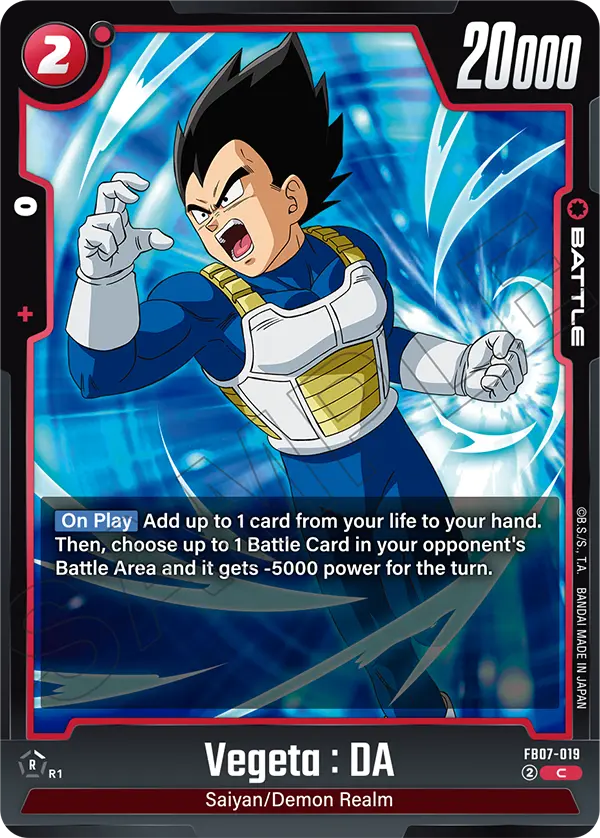 Vegeta : DA (FB07-019) [Fusion World]
