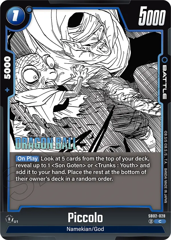 Piccolo (SB02-028) [Fusion World]