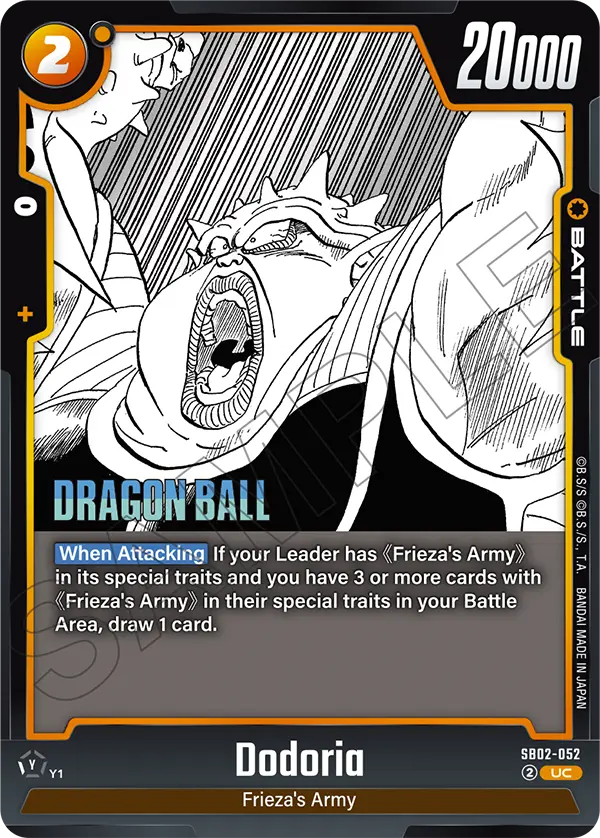 Dodoria (SB02-052) [Fusion World]
