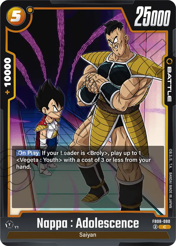 Nappa : Adolescence (FB08-080) [Fusion World]
