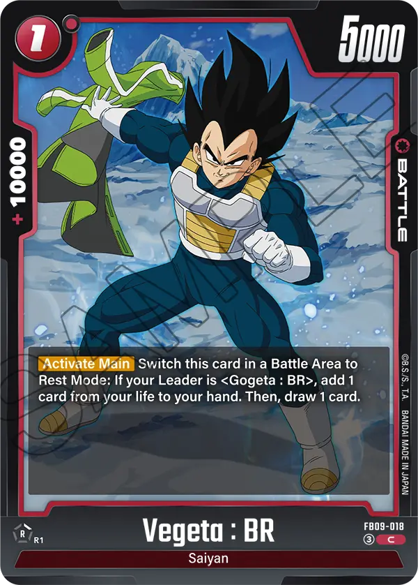 Vegeta : BR (FB09-018) [Fusion World]