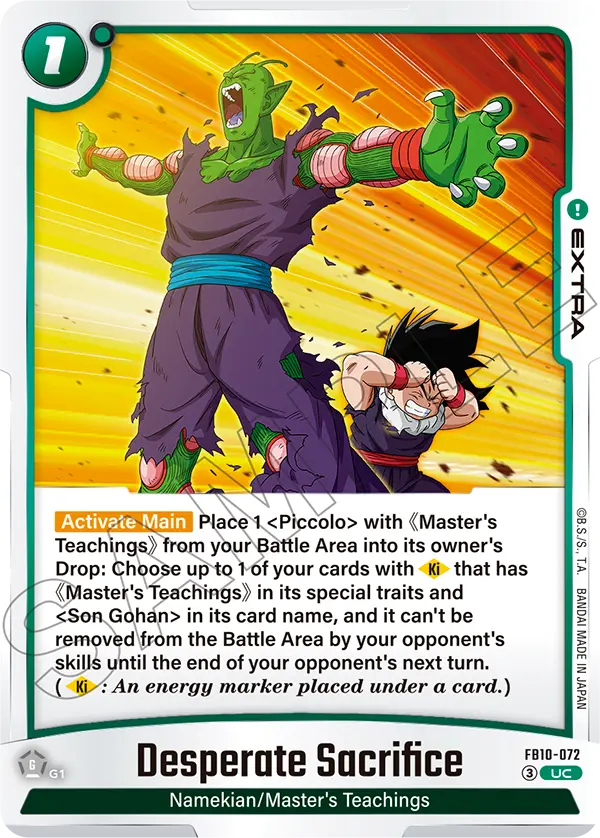 Desperate Sacrifice (FB10-072) [Fusion World]