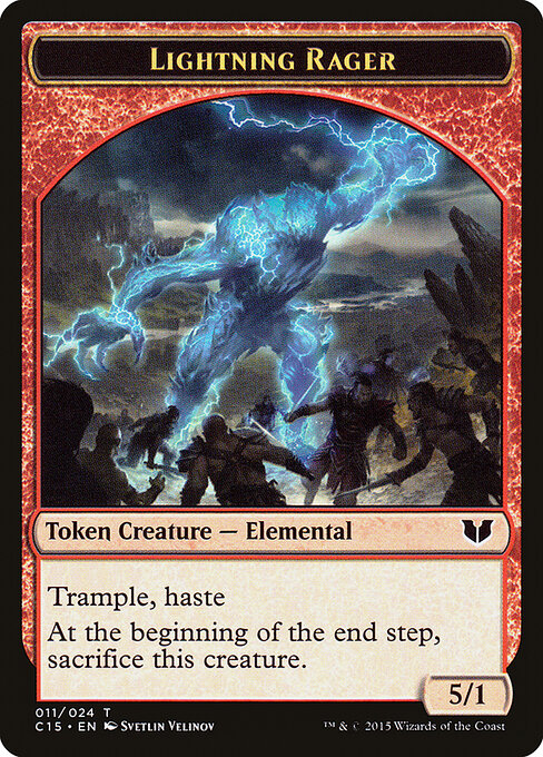 Lightning Rager Token (Red 5/1)