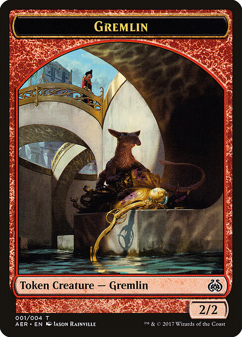 Gremlin Token (Red 2/2)