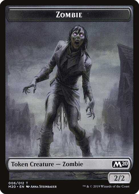 Zombie Token (Black 2/2)