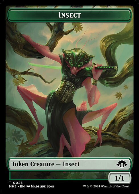 Insect Token (Green 1/1)
