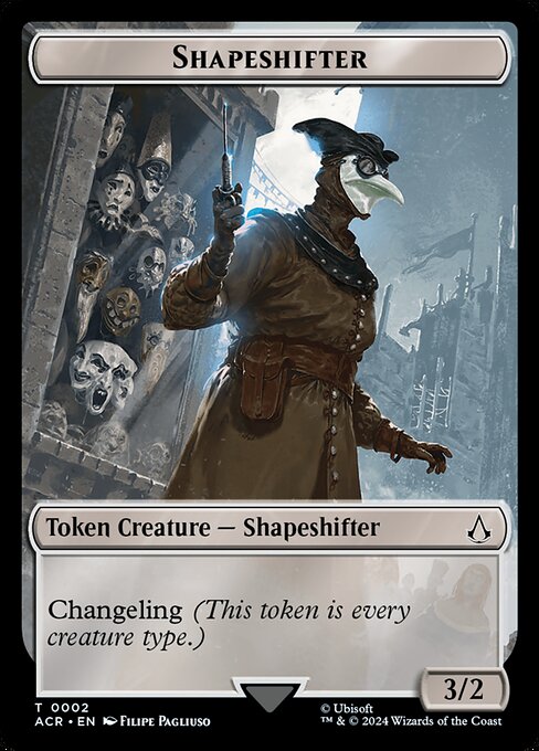 Shapeshifter Token (Colorless 3/2)