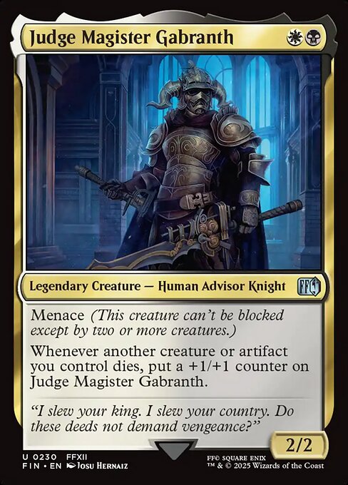 Judge Magister Gabranth