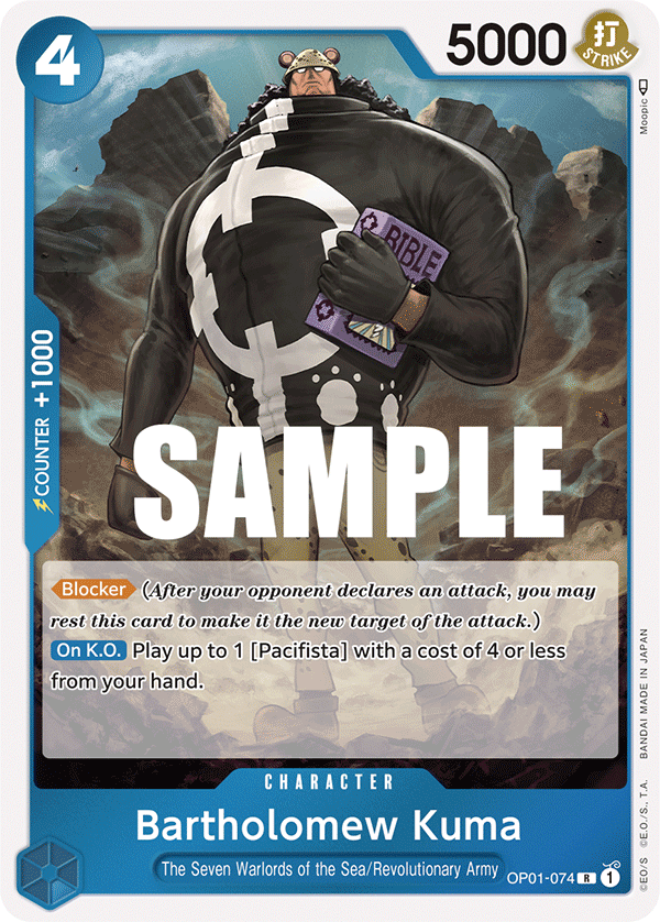Bartholomew Kuma (OP01-074)