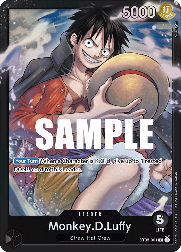 Monkey.D.Luffy (ST08-001) · Cardmarket 카드 727572