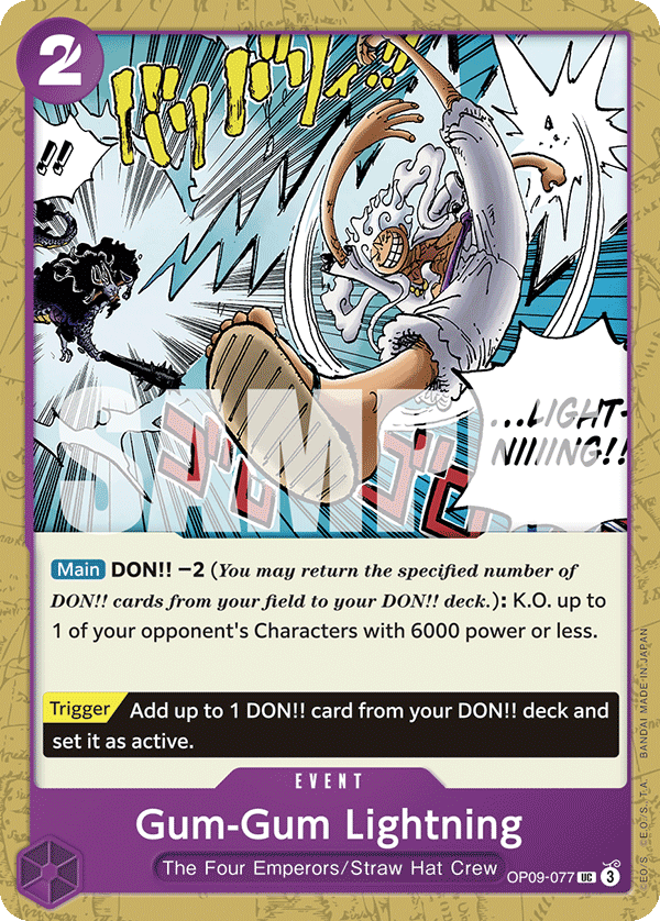 Gum-Gum Lightning (OP09-077)