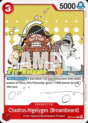Chadros.Higelyges (Brownbeard) (OP10-010)