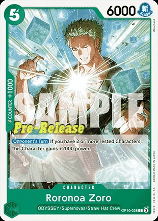 Roronoa Zoro (OP10-038)