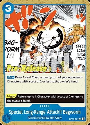 Special Long-Range Attack!! Bagworm (OP10-061)
