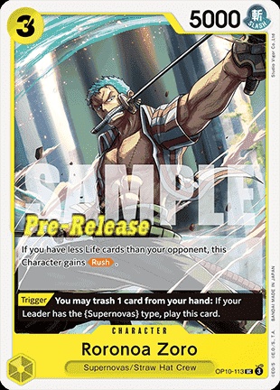 Roronoa Zoro (OP10-113)