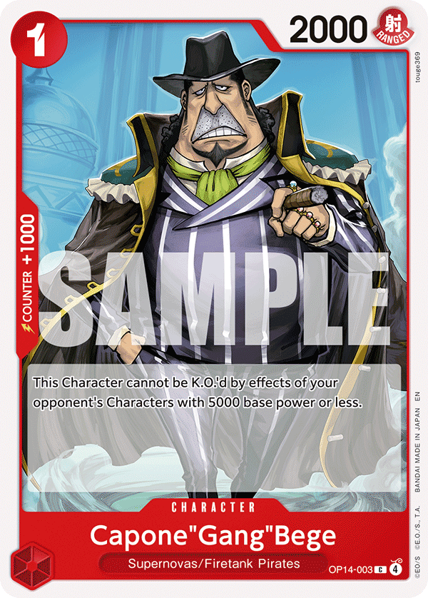 Capone""Gang""Bege (OP14-003)