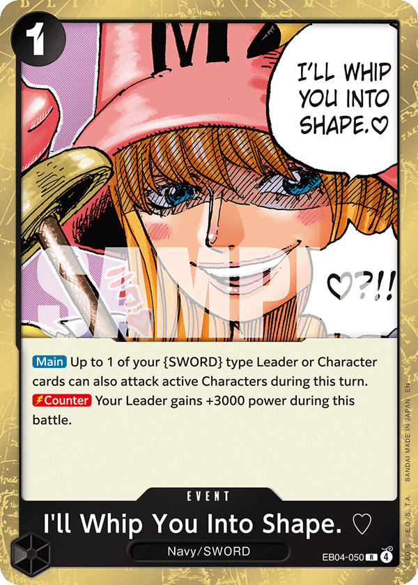 I'll Whip You Into Shape.  (EB04-050)