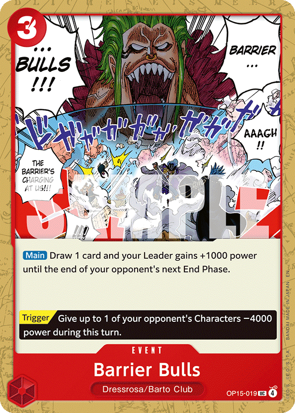 Barrier Bulls (OP15-019)