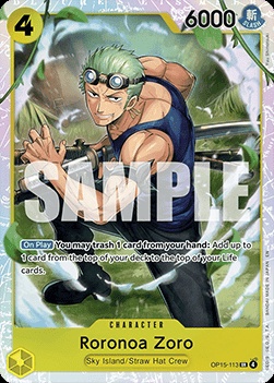Roronoa Zoro (OP15-113)