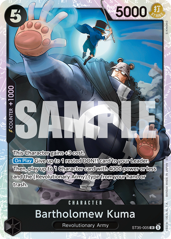 Bartholomew Kuma (ST35-005) · Cardmarket 카드 900567