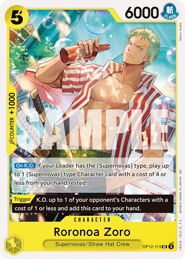 Roronoa Zoro (OP12-113)