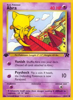 Abra [Vanish | Psyshock]