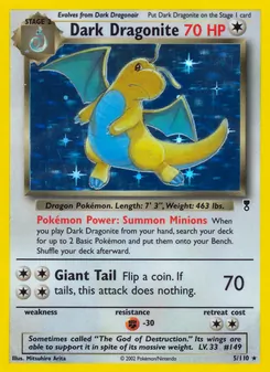 Dark Dragonite [Summon Minions | Giant Tail]