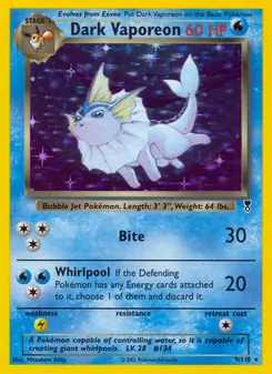 Dark Vaporeon [Bite | Whirlpool]