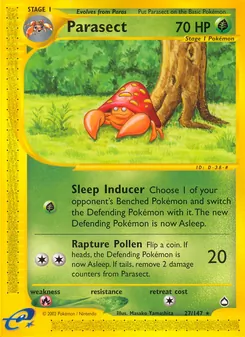 Parasect [Sleep Inducer | Rapture Pollen]