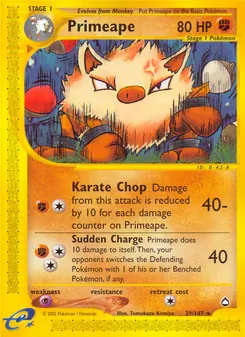 Primeape [Karate Chop | Sudden Charge]