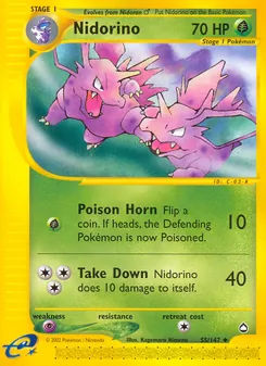 Nidorino [Poison Horn | Take Down]