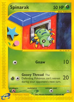 Spinarak [Gnaw | Gooey Thread]
