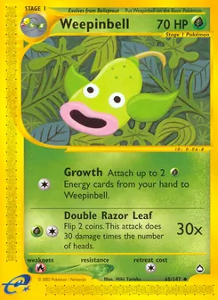 Weepinbell [Growth | Double Razor Leaf]