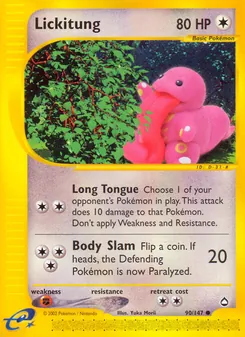 Lickitung [Long Tongue | Body Slam]