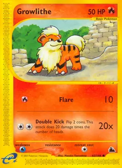 Growlithe [Flare | Double Kick]