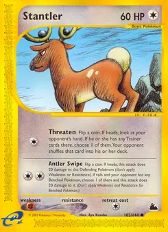 Stantler [Threaten | Antler Swipe]