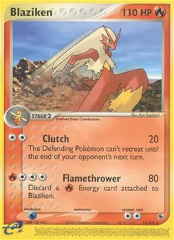 Blaziken [Clutch | Flamethrower]