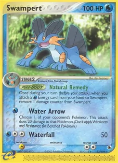 Swampert [Natural Remedy | Water Arrow | Waterfall]