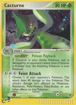 Cacturne [Poison Payback | Feint Attack]