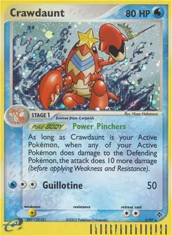 Crawdaunt [Power Pinchers | Guillotine]