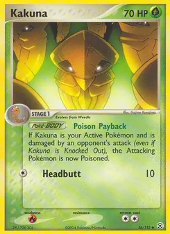 Kakuna [Poison Payback | Headbutt]