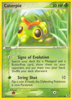 Caterpie [Signs of Evolution | String Shot]
