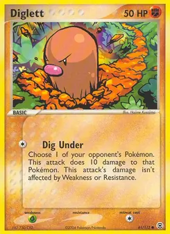 Diglett [Dig Under]
