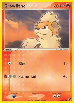 Growlithe [Bite | Flame Tail]