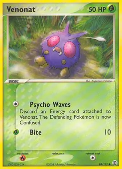 Venonat [Psycho Waves | Bite]