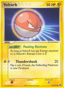 Voltorb [Floating Electrons | Thundershock]